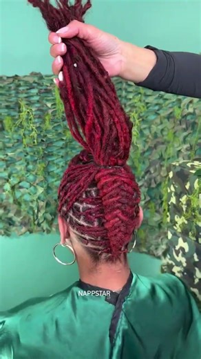 Super cute inverted french braid✨ Book your appointment at NappStar #locs #fyp