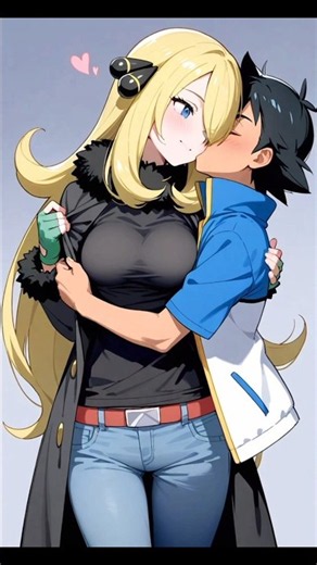 The Ultimate Ash x Cynthia Edit ⚡ #shorts #cynthia #anime #pokemon