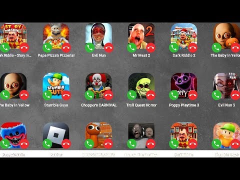 Roblox,Dark Riddle 2,Poppy Playtime 4,Eyes The Horror,Hello Neighbor,Mr Meat