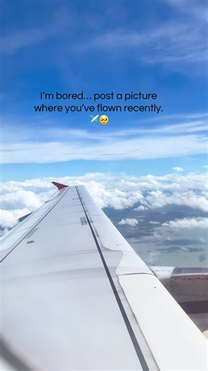 Airplane window seat view ✈️ I’m bored… tell me where you’ve flown recently. #FlightView #WindowSeat #AirplaneView #TravelTok #travelphotography