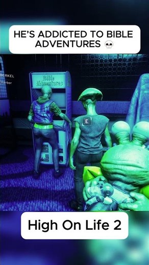 High On Life 2 NPCs are addicted to Bible Adventures 💀