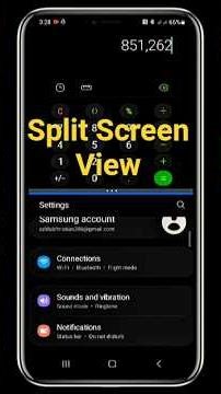 How To Split Your Phone screen (#4) #Techtips #sumsungfeatures #Globaltech