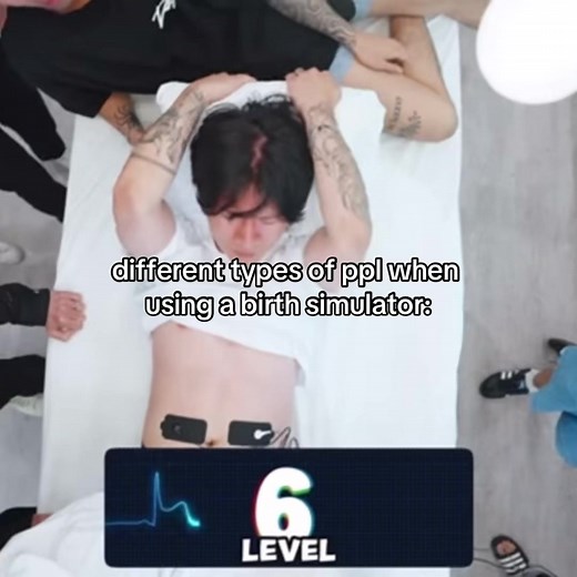 Different Types of People Using a Birth Simulator