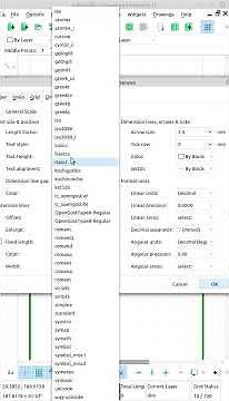 How to Change The Text Style (Font) for Dimension Number #librecad #tutorial #cad #dimensions