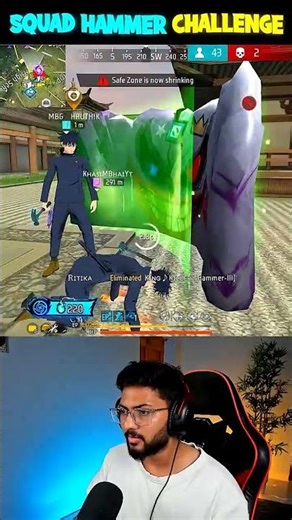 munna anna only hammer challenge 😂😂 #telugu #munnabhai #telugugaminff #munnabhaigaming