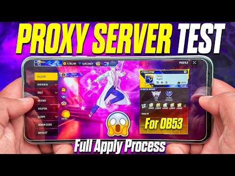 Free Fire Proxy Server Test - After OB53 Update 😱