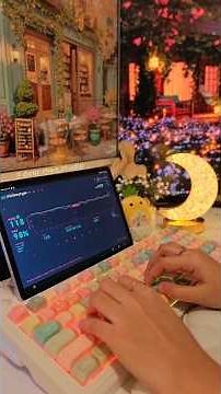 Typing Test 60 Sec 118 WPM 98% Accuracy 🌙 Dear Rhea Studio #monkeytype #keyboardASMR #DearRheaStudio