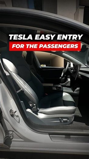 Tesla's Easy Entry for your Passengers