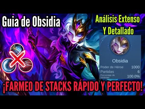 GUÍA DE OBSIDIA CON TRUCOS, CONSEJOS, MEJOR BUILD Y COMBOS (Tutorial de Obsidia) Mobile Legends