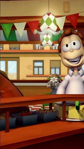 👨‍🍳 Let's make a good pizza! 🍕 #shorts #Garfield #cartoon #animation #thegarfieldshow