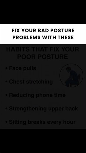 DFC Fitness App | Fix Your Bad Posture Problems With These . #fitnesstips #workouttips #exercisetips #healthandwellness #healyourself | Instagram