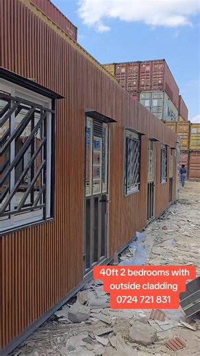 85K views · 413 reactions | Cladding is done on the container exterior to improve it's appearance, to give the outer wall an outstanding look. For this and more contact us on 0724 721831 or email us on sophie@containerskenya.com | Containers Kenya | Facebook