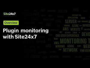 Site24x7 Plugins