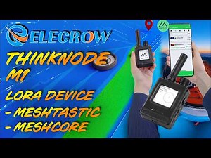 📶 ELECROW ThinkNode M1 - Walky Talky style LoRa radio for Meshtastic (pre-installed) and Meshcore 👍