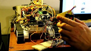 Having fun with a WiiCamera sensor and my robots :)