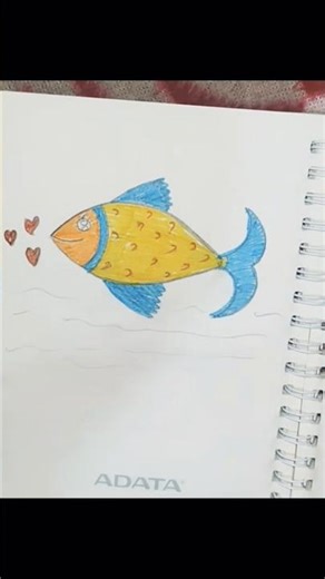 Beautiful Fish drawing 😄