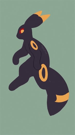 Umbreon #animationart #animation #pokemon #evee #cute #lofi #aesthetic #calm #request