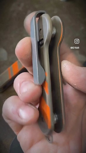 44 reactions | Orange in your EDC? There are a couple of these available  get your #battleworn KeyBar gear now! #edc #keybar #keybararmy #madeintheusa | KeyBar | Facebook