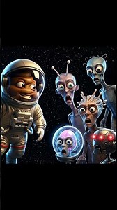 Poop Astronaut Meets Aliens