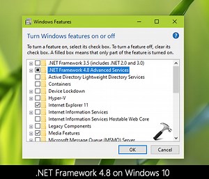 Install .NET Framework 4.8 offline in Windows 10
