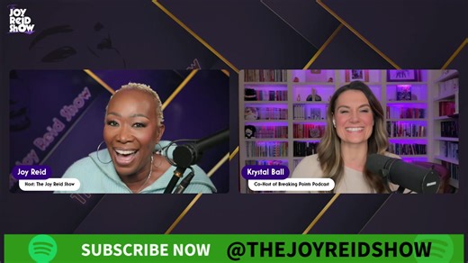 ABOUT JOY REID: Joy-Ann Lomena Reid (AKA Joy Reid) is a best-selling American author, political journalist and TV host. She was a national correspondent for MSNBC and is best known for hosting the Emmy-nominated, NAACP Award-winning political commentary and analysis show, The ReidOut, from 2020 to 2025. Her previous anchoring credits include The Reid Report (2014–2015) and AM Joy (2016–2020). STAY CONNECTED WITH THE SHOW: Website: https://www.joyannreid.com Merch: https://shop.thejoyreidshow.com