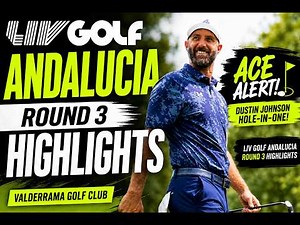 Dustin Johnson’s INCREDIBLE Hole In One! | LIV Golf Andalucia Round 3 Highlights