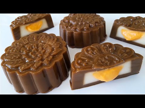 No Flour | No Oven | Easy Homemade Jelly Mooncake | Simple and Easy recipe | Mooncake recipe