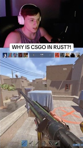 CS2 in Rust is INSANE! Server ip: na.csrust.gg #rustgame #cs2 #csgo #rustconsole