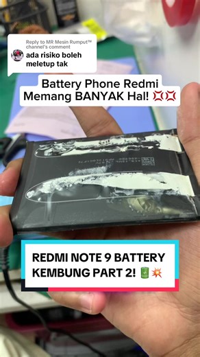 Redmi Note 9 Battery Replacement - Preventing Explosions