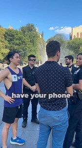 Picking up a cute police officer 🥰 #funny #police | Zalman Krause