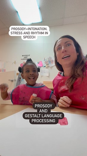Allison Platter on Instagram: "Prosody and gestalt language use Prosody is one of my favorite skills to target with gestalt language processors (GLPs). Prosody is to speech as the beat is to music. If it is missing speech can feel dry and flat. Because so many caregivers are surrounding GLPS using unnatural strategies to get them to talk, many of the initiations they hear are questions. This causes an upward “question-like” inflection to a majority of their gestalts they use. So how to we empowe