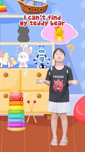 Bé học tiếng Anh qua bài hát: Gấu bông biến mất?! – Finding My Teddy Bear Song #kidsong #cartoon