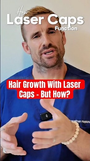 How do laser light caps restore hair? Dr explains the science #lasercaps #hairloss #hairlosscure