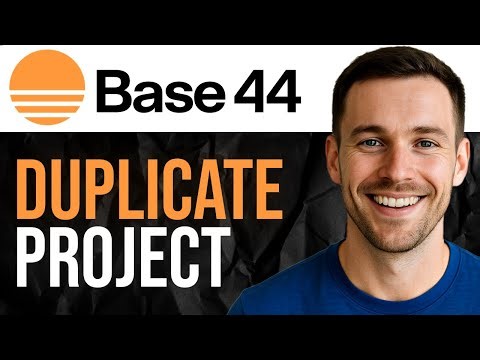 How to Duplicate Web App Project in Base44 - Step-by-Step (2025)