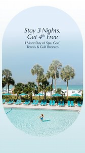 Between 45 holes of golf, world-class tennis, spa sessions, and gulf-view dining, you’ll need that extra night. And right now, it’s free. | The Resort at Longboat Key Club | Facebook