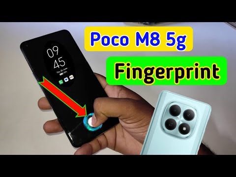 POCO M8 5G In-Display Fingerprint Lock Setting | Screen Fingerprint Kaise Lagaye