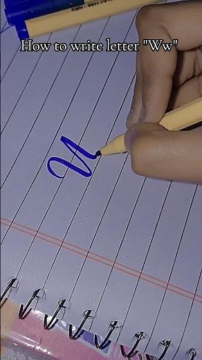 Letter "Ww" #calligrphylearning #handwriting