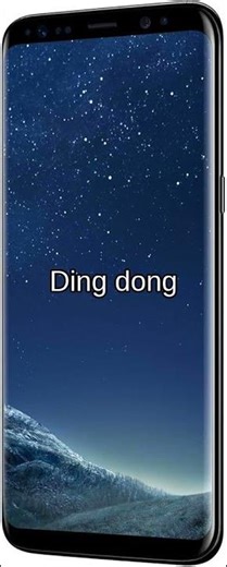 Samsung Galaxy S8 notification - Ding dong