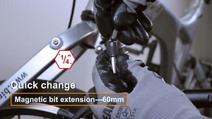 LABEAR - Bike Torque Range Click Wrench Set | Adjustable Torque Ratchet Bit Driver [2-20Nm] | 10pcs S2 Steel Hex & Torx Bits | Protective Carrying Case | Bicycle Tool Kit | Mini Torque Wrench