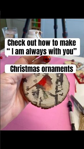 How to Make a Memorial Christmas Ornament - a keepsake for years to come