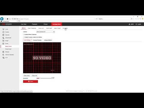 How to remove or edit an exception on a Hikvision DVR