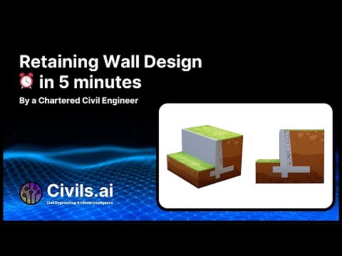 Retaining Wall Design Explained in under 5 minutes for Civil and Geotechnical Engineers