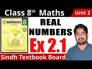 🔴 Unit 2 Exercise 2.1 Class 8 Maths Sindh Textbook Board