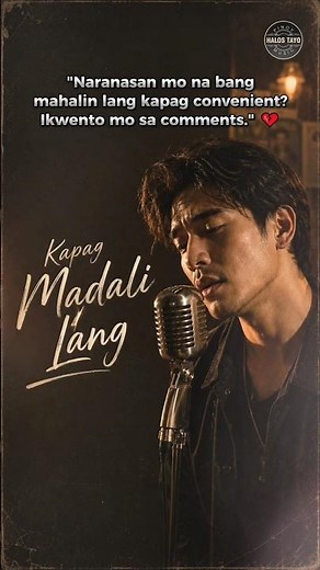 Kapag Madali Lang - Emotional OPM Song | Tagalog Love Song | Lyric Video | Halos Tayo Music