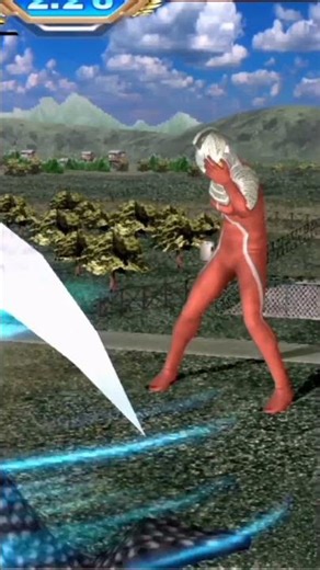 Alien Magma with Two monsters And dropped Ultraseven💥game Ultraman Fighting Evolution 3#shorts