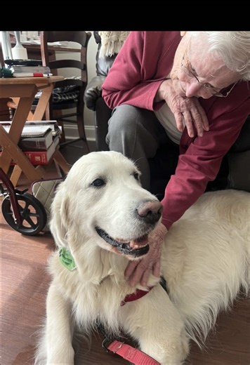 Therapy Dog Visits: Building Special Relationships in Assisted Living