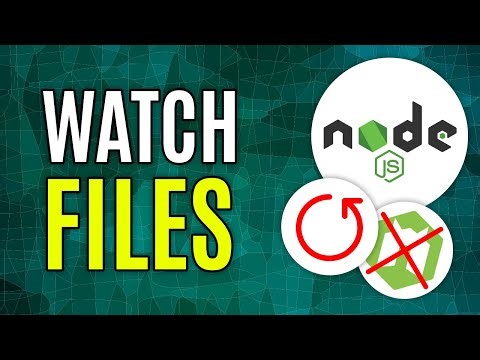 The Easiest Way to Watch Files in Node JS Without Any Package