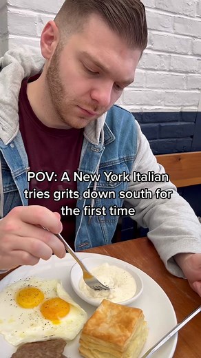 Italian Tries Grits for the First Time | Nashville Experience