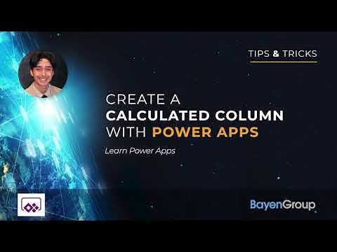 How to Create a Calculated Column in Power Apps
