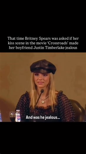Book Reviews, Previews & More on Instagram: "Britney Spears gives the perfect response when she was asked by an interviewer if her kiss scene in the film “Crossroads” (2002) made her boyfriend at the time, Justin Timberlake, jealous.😍 Remix - pophistorybook #britneyspears #britney #britneyarmy #britneyspearsfan #britneyfan #britneyjeanspears #hitmebabyonemoretime #kiss #interview #crossroads #iconic #perfectanswer #epic #icon #fyp #fypreels #viralvideos #viralreels"
